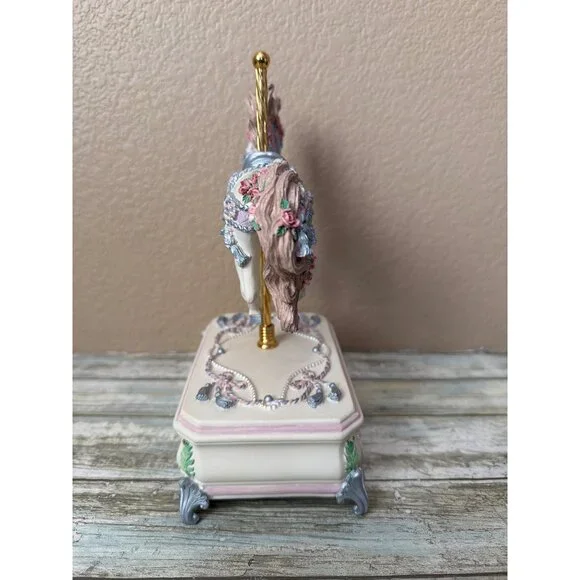 San Francisco Music Box Co Vanessa Carousel Horse Music Box Maureen Drdak Ltd Ed - Picture 10 of 17